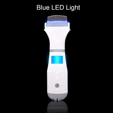 Peigne électrique anti-poux autonomie 4-6h LED 3 niveaux silencieux Peigne électrique anti-poux autonomie 4-6h LED 3 niveaux silencieux