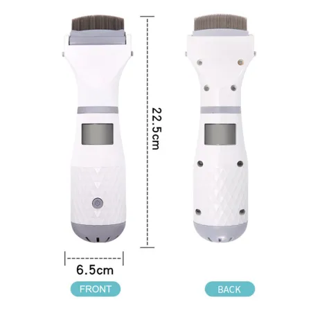 Peigne électrique anti-poux autonomie 4-6h LED 3 niveaux silencieux Peigne électrique anti-poux autonomie 4-6h LED 3 niveaux silencieux