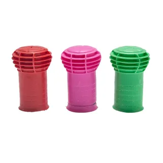 3 Pierres Décapantes Fibre Verre PP 6x4x3.2cm Rouge Rose Vert