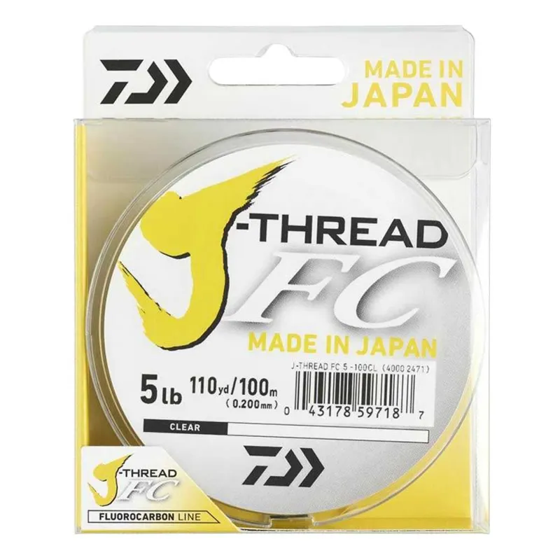 Fil Fluorocarbone 50 ou 100m Daiwa 36-50-70 Fil Fluorocarbone 50 ou 100m Daiwa 36-50-70