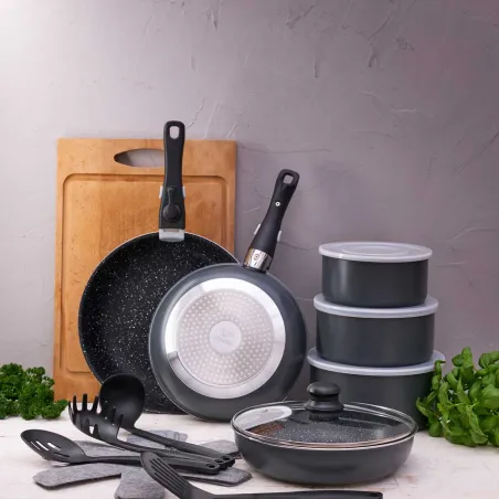 Batterie cuisson Pradel 20 pièces alu céramique induction Batterie cuisson Pradel 20 pièces alu céramique induction