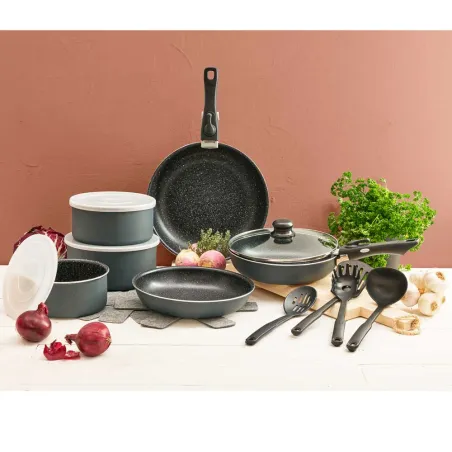 Batterie cuisson Pradel 20 pièces alu céramique induction Batterie cuisson Pradel 20 pièces alu céramique induction