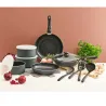 Batterie cuisson Pradel 20 pièces alu céramique induction Batterie cuisson Pradel 20 pièces alu céramique induction