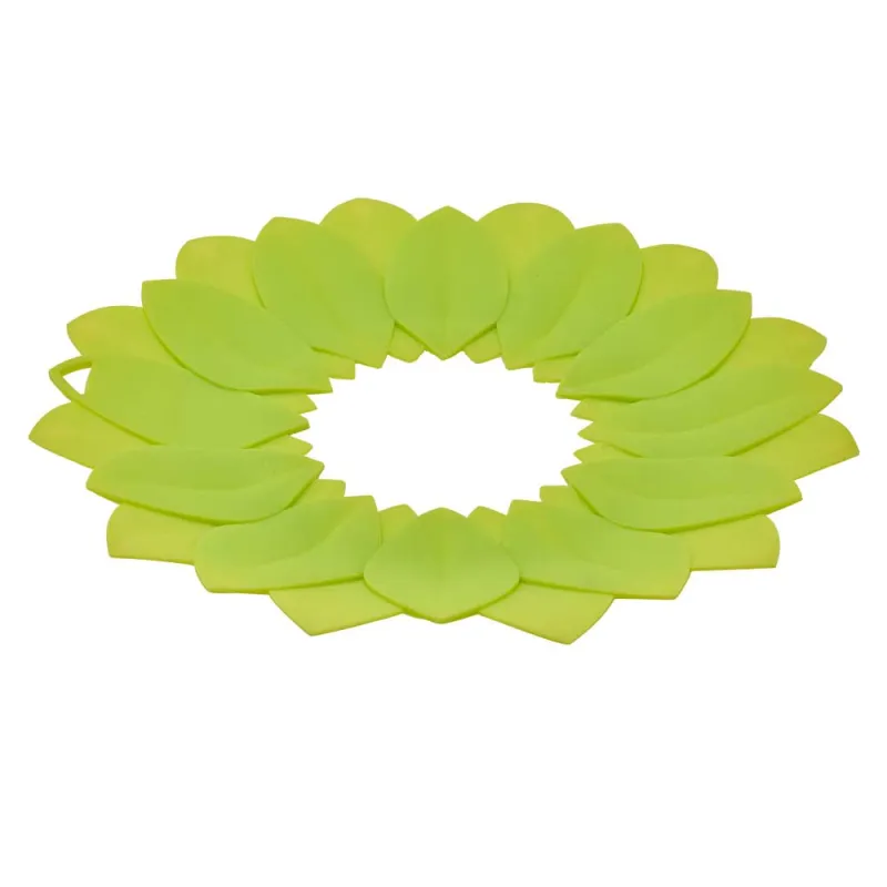 Couvercle anti-débordement silicone 33cm feuilles cuisine