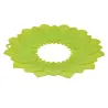 Couvercle anti-débordement silicone 33cm feuilles cuisine