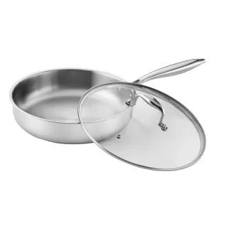 Casserole Lumia Tri-Ply 2,5mm Acier 18/10 Couvercle Tous Feux