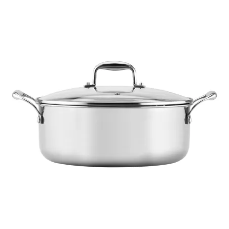 Casserole Lumia Tri-Ply 2,5mm Acier 18/10 Couvercle Tous Feux Casserole Lumia Tri-Ply 2,5mm Acier 18/10 Couvercle Tous Feux