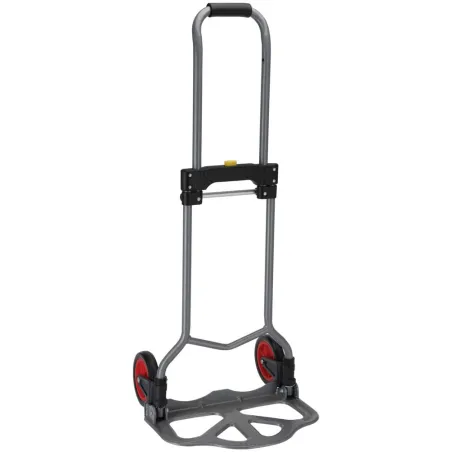 Chariot pliable acier 60kg 80x385x710mm plaque 386x240mm