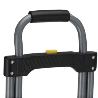 Chariot pliable acier 60kg 80x385x710mm plaque 386x240mm