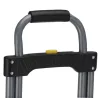 Chariot pliable acier 60kg 80x385x710mm plaque 386x240mm