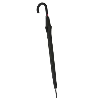 Parapluie noir 67,5cm tige métal poignée plastique