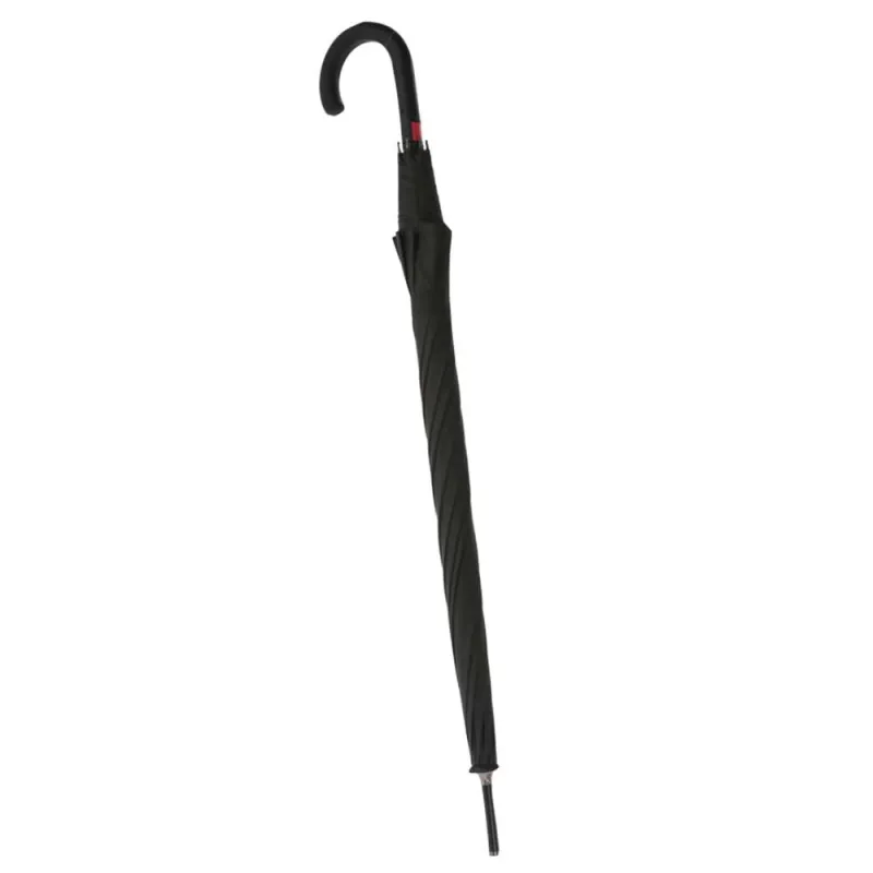 Parapluie noir 67,5cm tige métal poignée plastique Parapluie noir 67,5cm tige métal poignée plastique