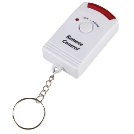 Alarme détecteur 125x90x70mm + 2 télécommandes - 4 piles AA