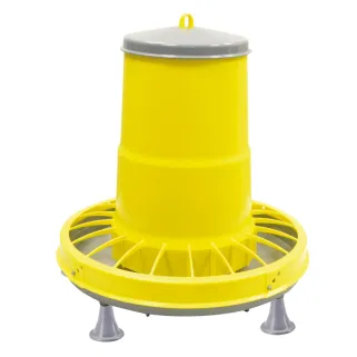 Mangeoire trémie plastique volaille anti gaspillage 12 ou 22L