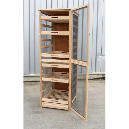 Garde manger fruitier/ légumier en hêtre hauteur 150 cm