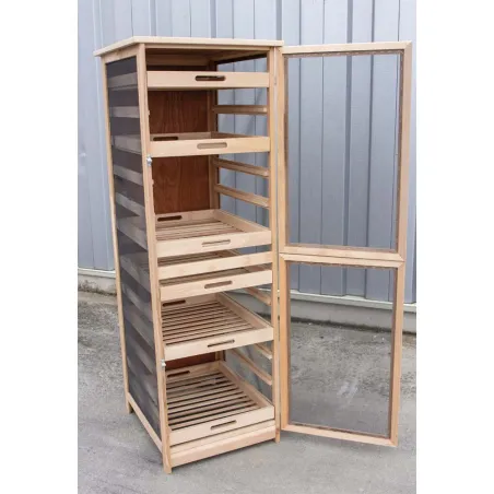Garde manger fruitier/ légumier en hêtre hauteur 150 cm Garde manger fruitier/ légumier en hêtre hauteur 150 cm