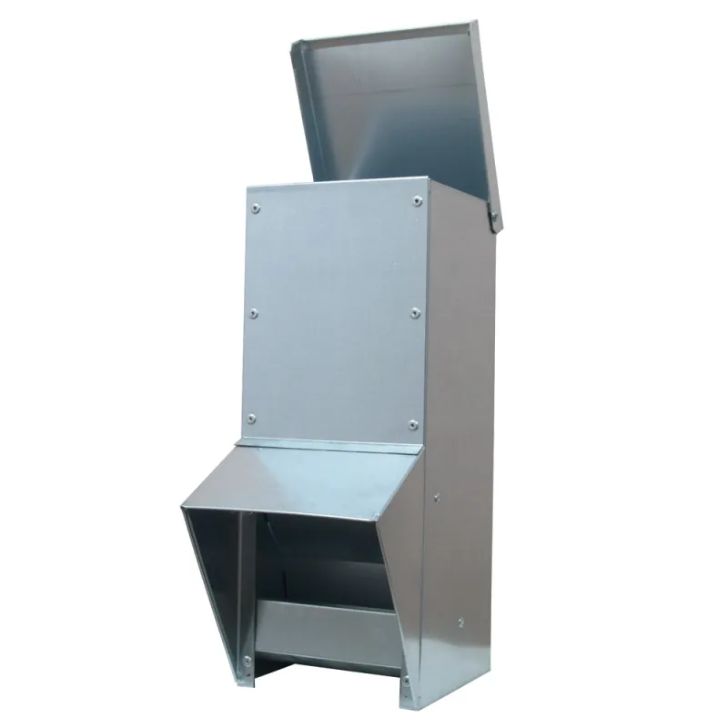 Mangeoire à trémie galvanisée 10L, 20L ou 25L