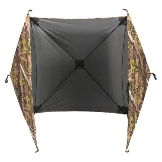 Affût escamotable 3 côtés 1,40x1,40m matière clear view