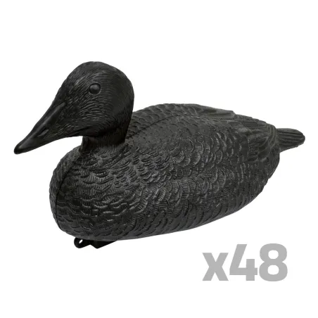 Lot de 48 Eiders réalistes traitement anti reflet noir