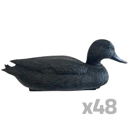 Lot de 48 Appelants Colvert Noir Mâle Flottant