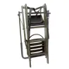 Lot de 5 Échelles pliables 2,50m hauteur d'assise aluminium portables