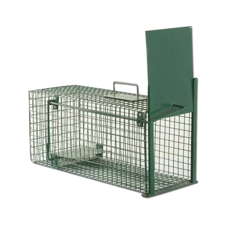 Lot de 10 Boîtes à fauves 1 entrée pour rats 22 x 24 x 61 cm