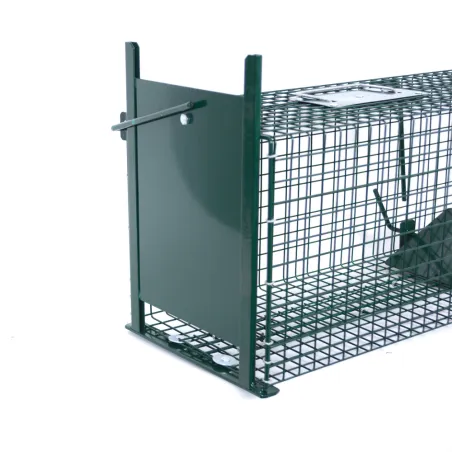 Lot de 10 Boîtes à fauves 1 entrée pour rats 22 x 24 x 61 cm