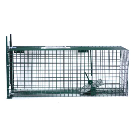 Lot de 10 Boîtes à fauves 1 entrée pour rats 22 x 24 x 61 cm