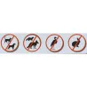 Lot de 5 Répulsifs électroniques chat chien fouines 360 m2