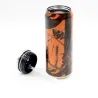 Canette Isotherme 500ml camouflage orange Ø 7cm H19 cm