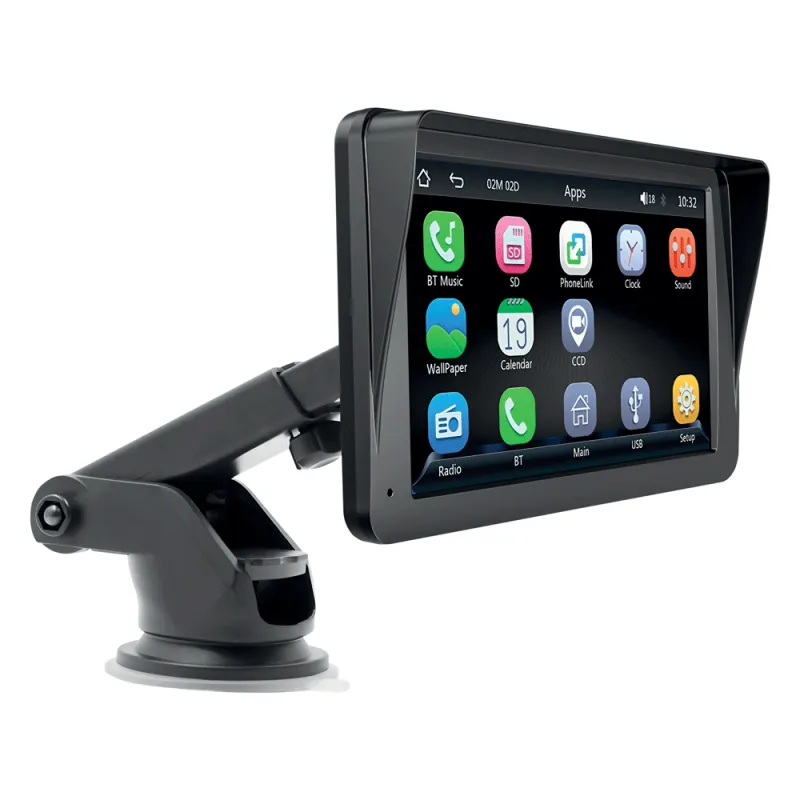 Écran tactile CarPlay Android Auto Smartphone Connexion Facile Apps