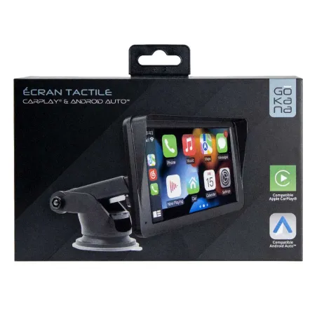 Écran tactile CarPlay Android Auto Smartphone Connexion Facile Apps