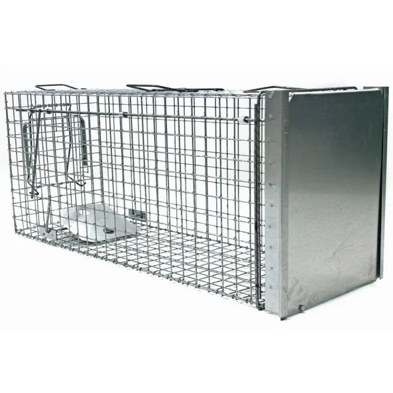 Cage-piège Strong anti-nuisibles trappe glissière 3 poignées Cage-piège Strong anti-nuisibles trappe glissière 3 poignées