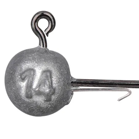 Lot de 3 têtes plombées avec hameçons Gamakatsu Lot de 3 têtes plombées avec hameçons Gamakatsu