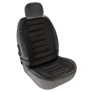 Couvre siège universel noir avec coussinets maintien parfait