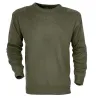 Pull Commando Kaki 100% Acrylique Col Rond Renforts Épaules