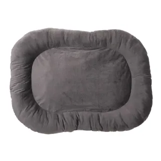 Coussin Velvet Antidérapant Gris 90x65x12cm