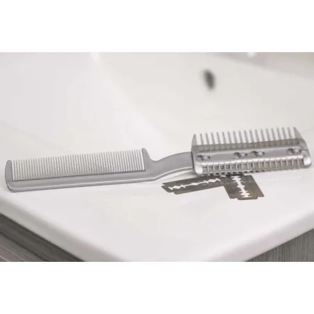 Coupe-cheveux peigne 2 lames rasoir coiffure homme femme