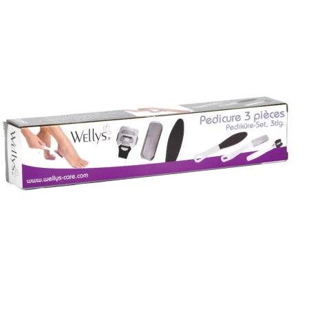 Set pédicure 3 pièces - Kit manucure complet soins pieds Set pédicure 3 pièces - Kit manucure complet soins pieds