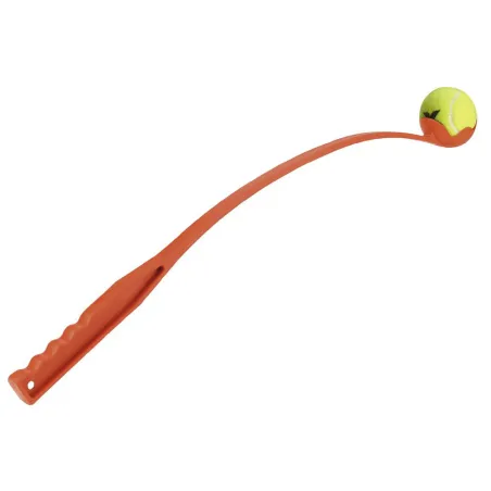 Jeu chien lanceur de balle de tennis manuel