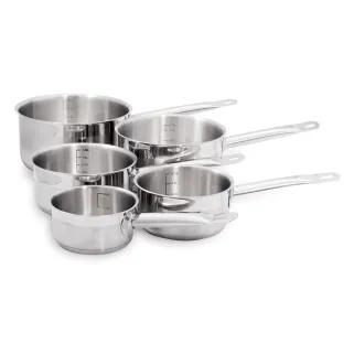 Casserole acier inoxydable / 5 tailles 12 à 20 cm