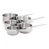 Casserole acier inoxydable / 5 tailles 12 à 20 cm Casserole acier inoxydable / 5 tailles 12 à 20 cm