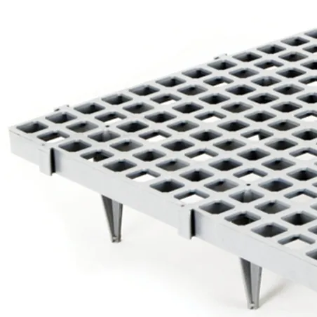Caillebotis en plastique maille 23X23 ou 18X18 mm