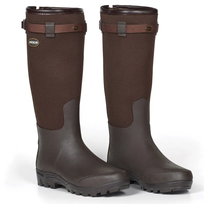 Bottes Primo Country Zip textile rip-stop Marron Foncé 40 à 46 Bottes Primo Country Zip textile rip-stop Marron Foncé 40 à 46