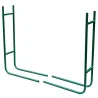 Range bûche métallique 120x90x20 cm - Support bois de chauffage