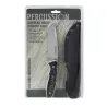 Couteau droit lame 10cm acier inox 420A manche imitation corne Couteau droit lame 10cm acier inox 420A manche imitation corne