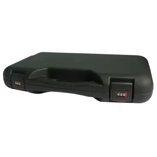 Mallette PVC 50x30x8.5cm avec serrures et 2 clips fermeture