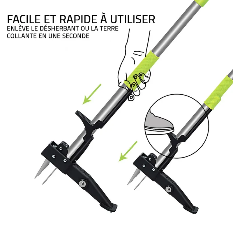Griffe d’arrache-herbe manuelle aluminium 98 cm Griffe d’arrache-herbe manuelle aluminium 98 cm