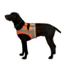 Gilet orange fluo bande réfléchissantes pour chien 3 tailles