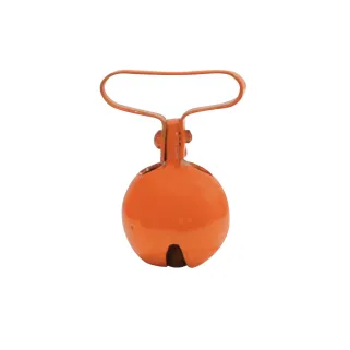 Grelot collier chien romain orange fluo 4 tailles